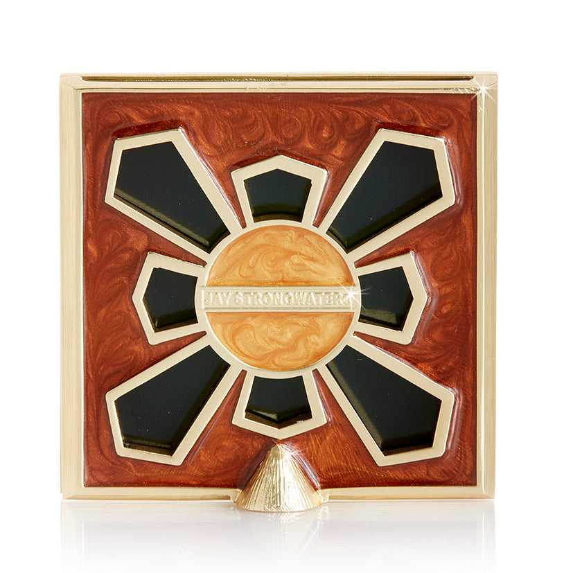 Leland Pavé Corner 2" Frame - Amber Leopard