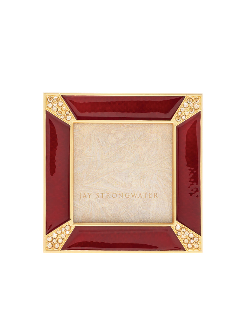 Leland Pavé Corner 2" Frame - Ruby
