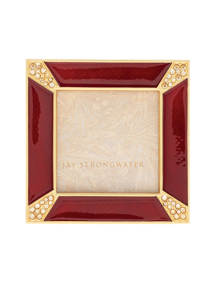 Leland Pavé Corner 2" Frame - Ruby