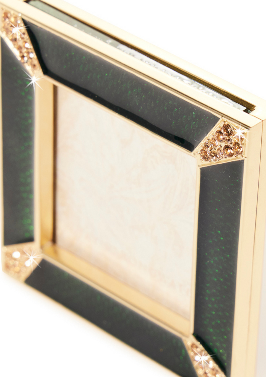 Leland Pavé Corner 2" Frame - Green