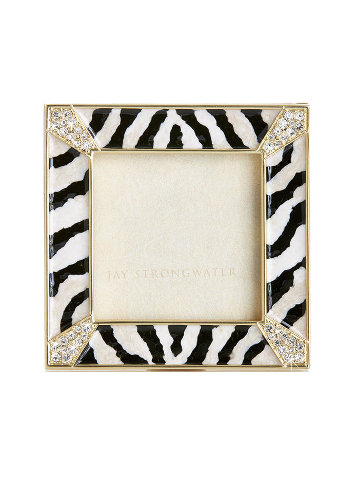 Leland Pavé Corner 2" Frame - Zebra Striped