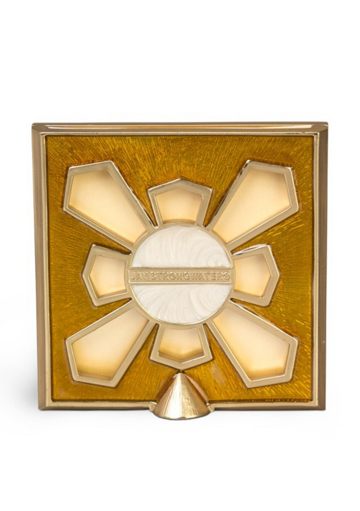 Leland Pavé Corner 2" Frame - Gold