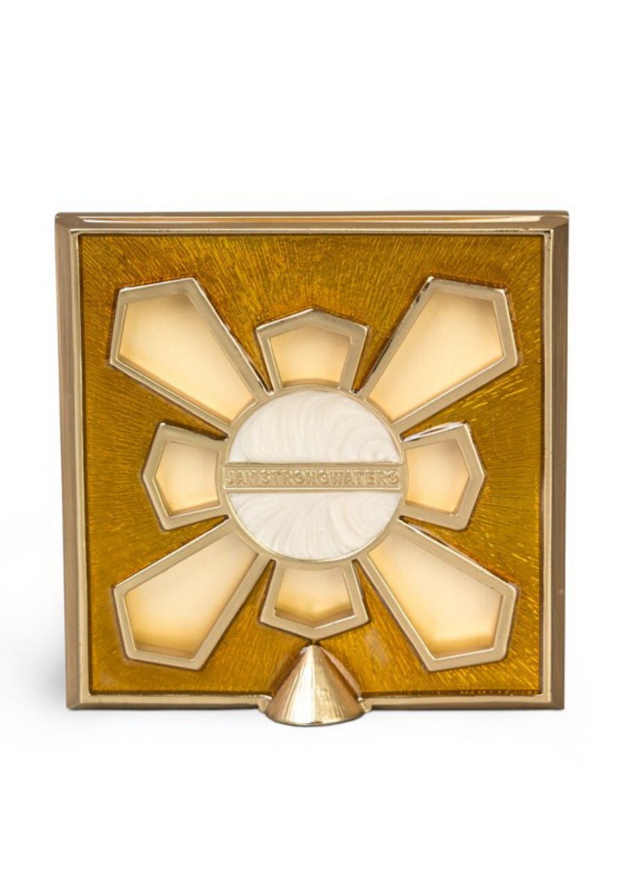 Leland Pavé Corner 2" Frame - Gold