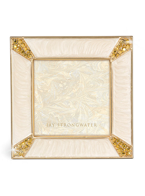 Leland Pavé Corner 2" Frame - Gold