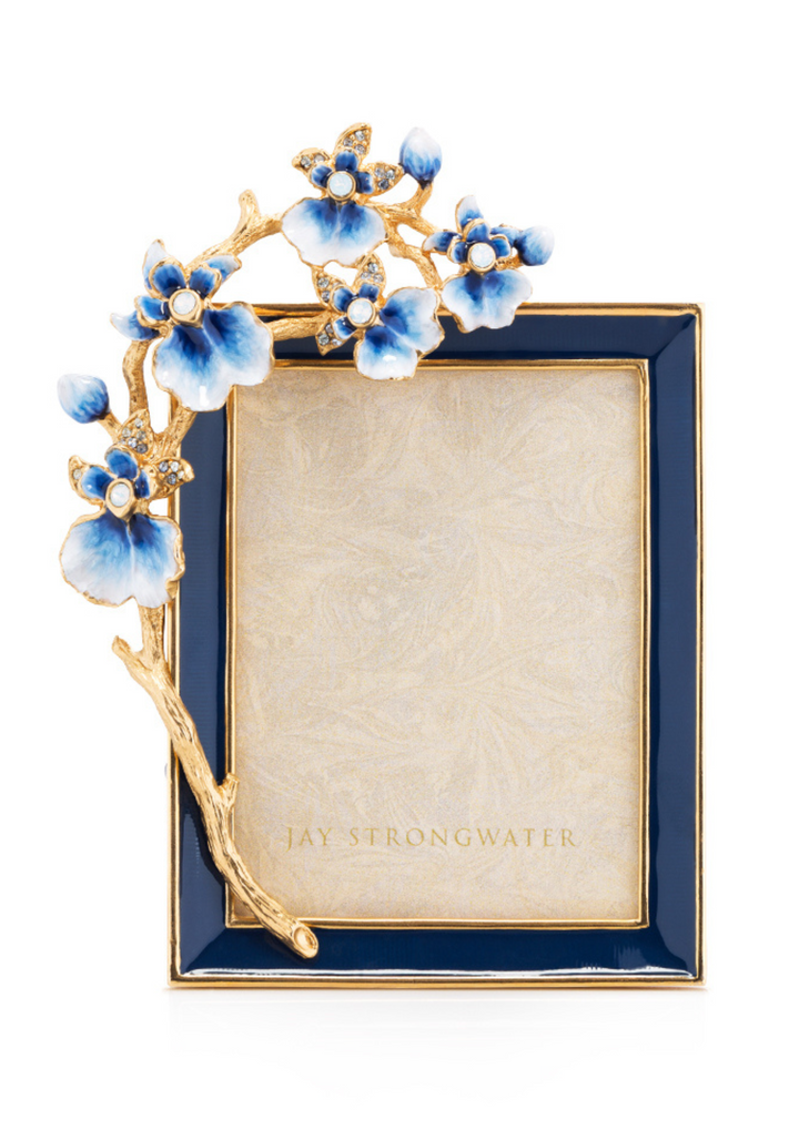 Kelsey Orchid 3" x 4" Frame - Delft Garden