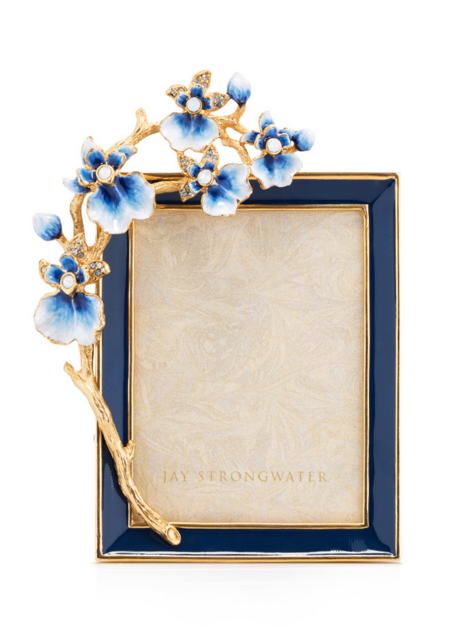 Kelsey Orchid 3" x 4" Frame - Delft Garden