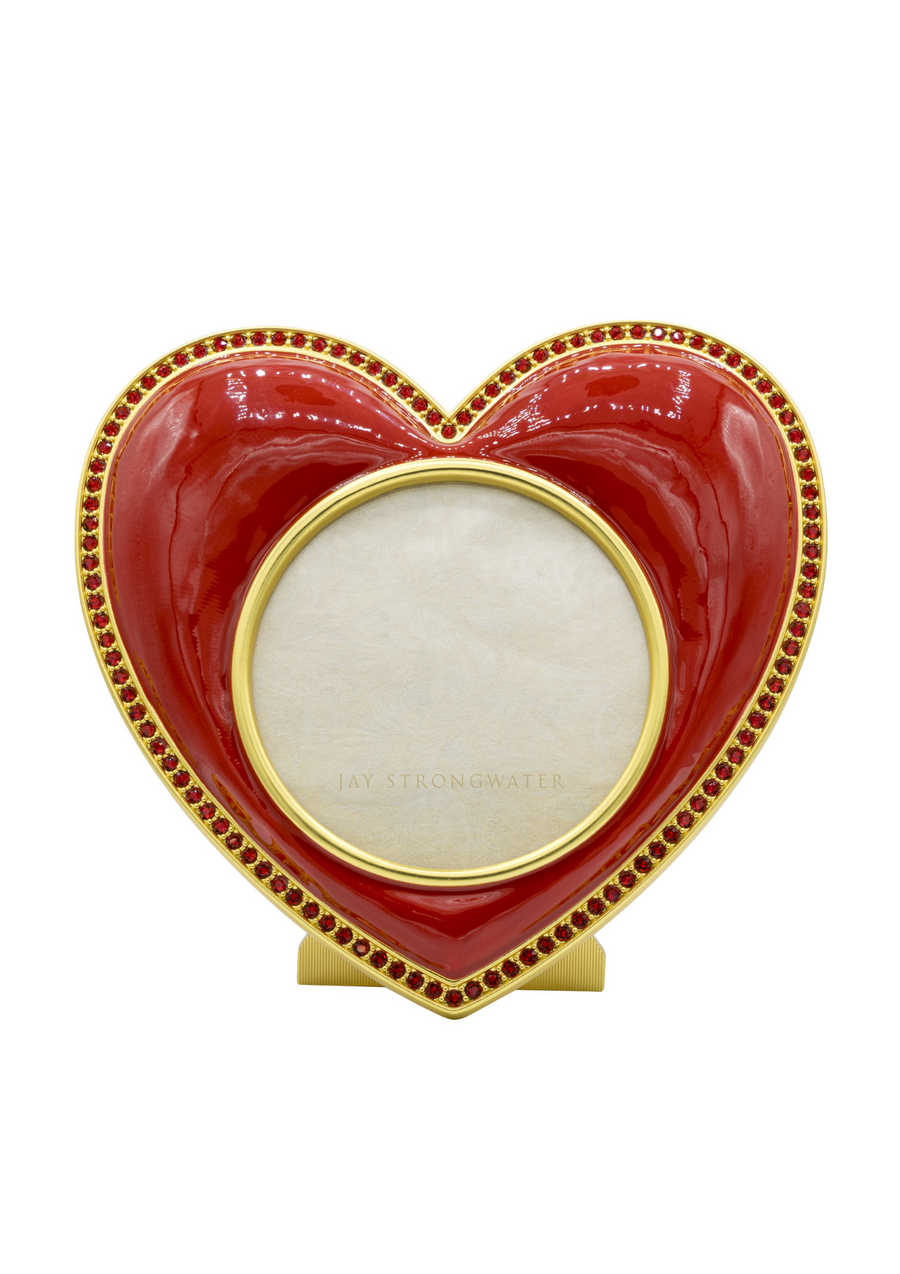 Chantal Heart Frame - Ruby