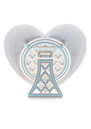 Chantal Heart Frame - Pale Blue