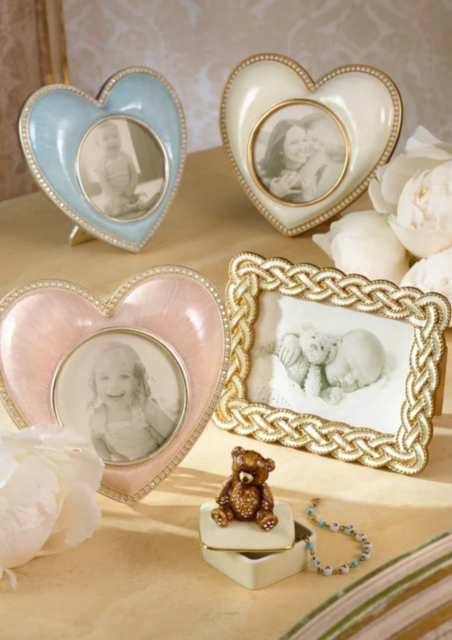 Chantal Heart Frame - Pale Blue