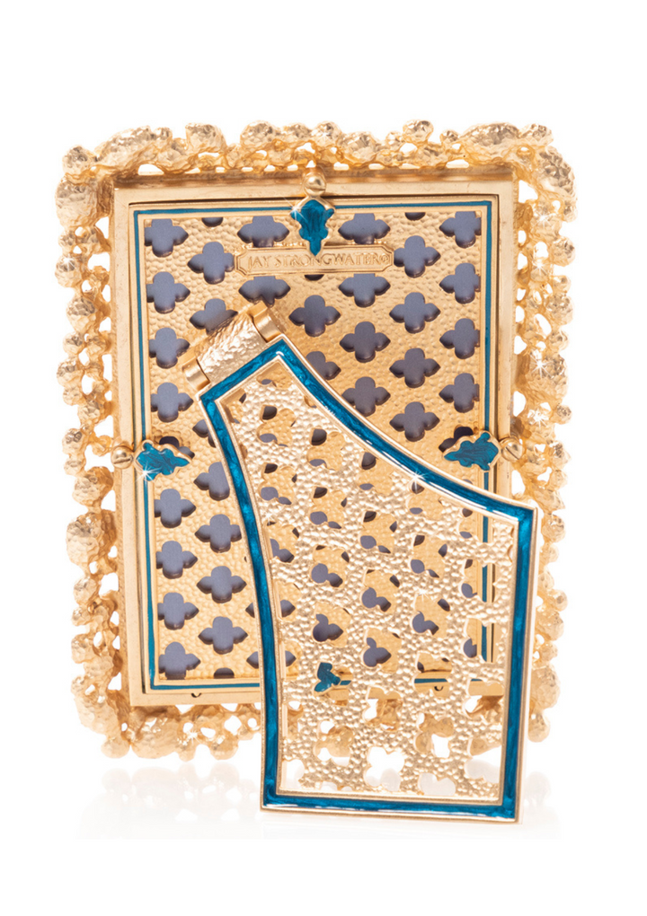 Emery Bejeweled 4" x 6" Frame - Peacock