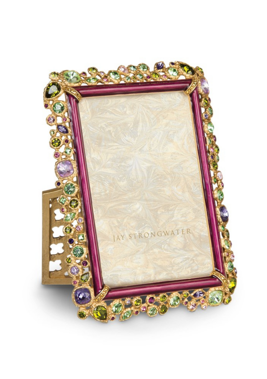 Emery Bejeweled 4" x 6" Frame - Bouquet