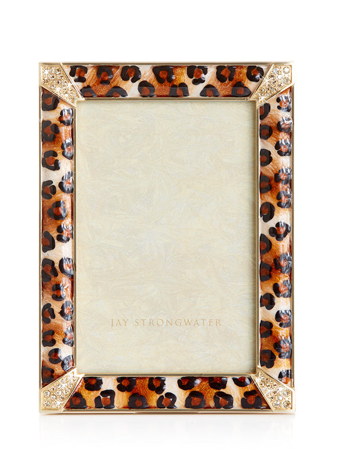 Leonard Pavé Corner 4" x 6" Frame - Amber