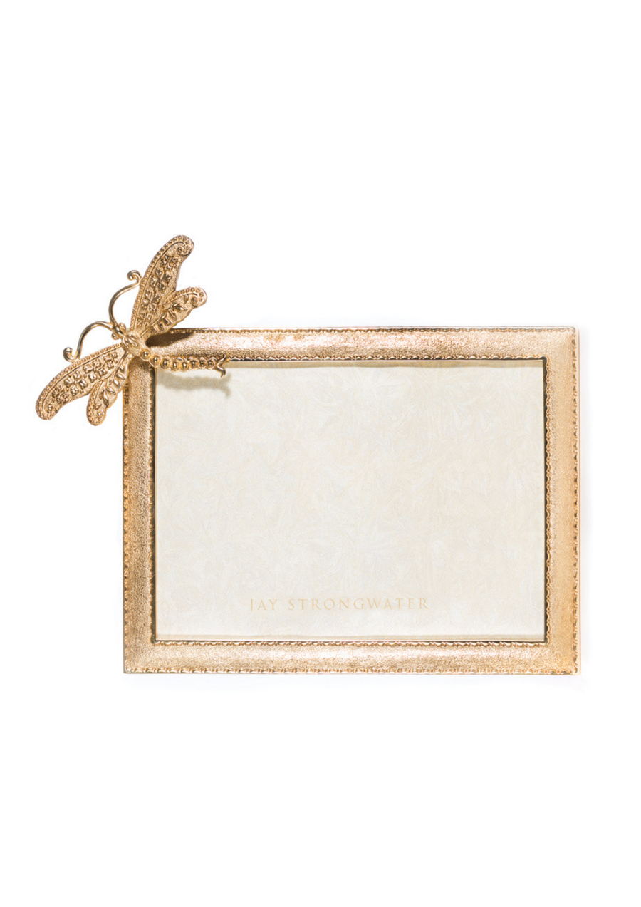 Tori Dragonfly 5" x 7" Frame - Gold