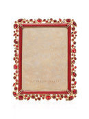 Leslie Bejeweled 5" x 7" Frame - Ruby