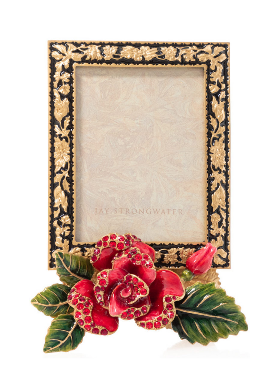 Kaylee Night Bloom Rose 3" x 4" Frame - Jewel