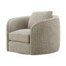 Toulon Latte Swivel Chair