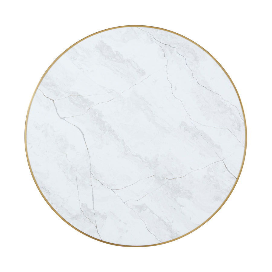 Spencer London Round Brass Center Table II