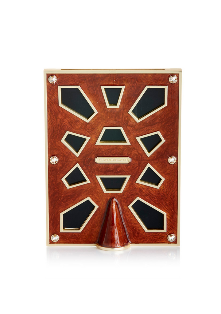 Leonard Pavé Corner 4" x 6" Frame - Amber