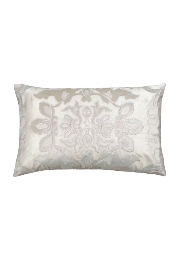 Morocco Rectangle Pillow Ivory