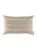 Peru Rectangle Pillow Dark Sand / Platinum