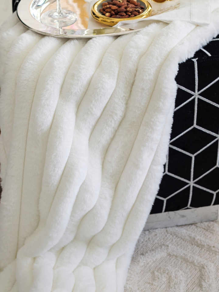 Mondo Ivory Luxe Throw / Made-To-Order