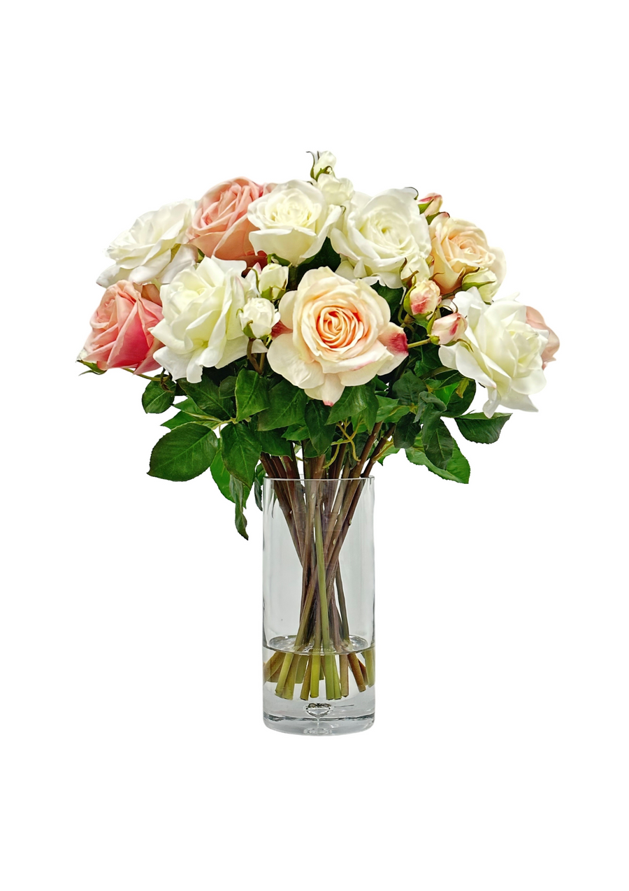 Roses Mix in Vase 21 "