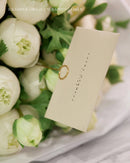 White Dianthus Spray - Large