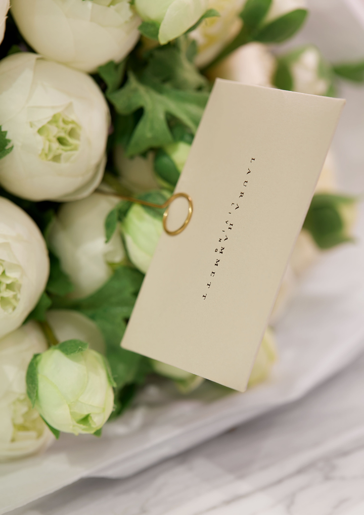 Hydrangea & Aspen Leaf Bouquet - Large