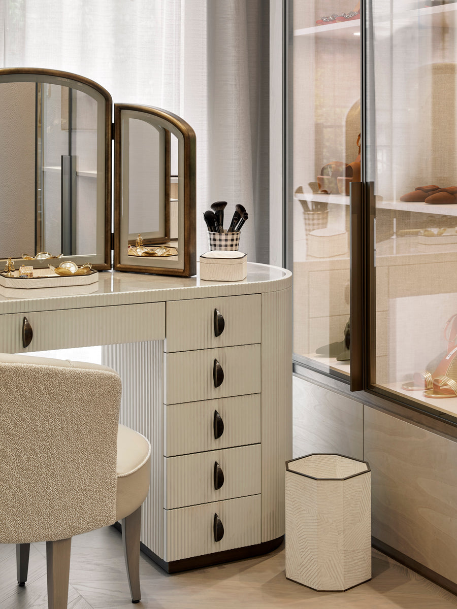 Elemental Waste Paper Bin - Ivory