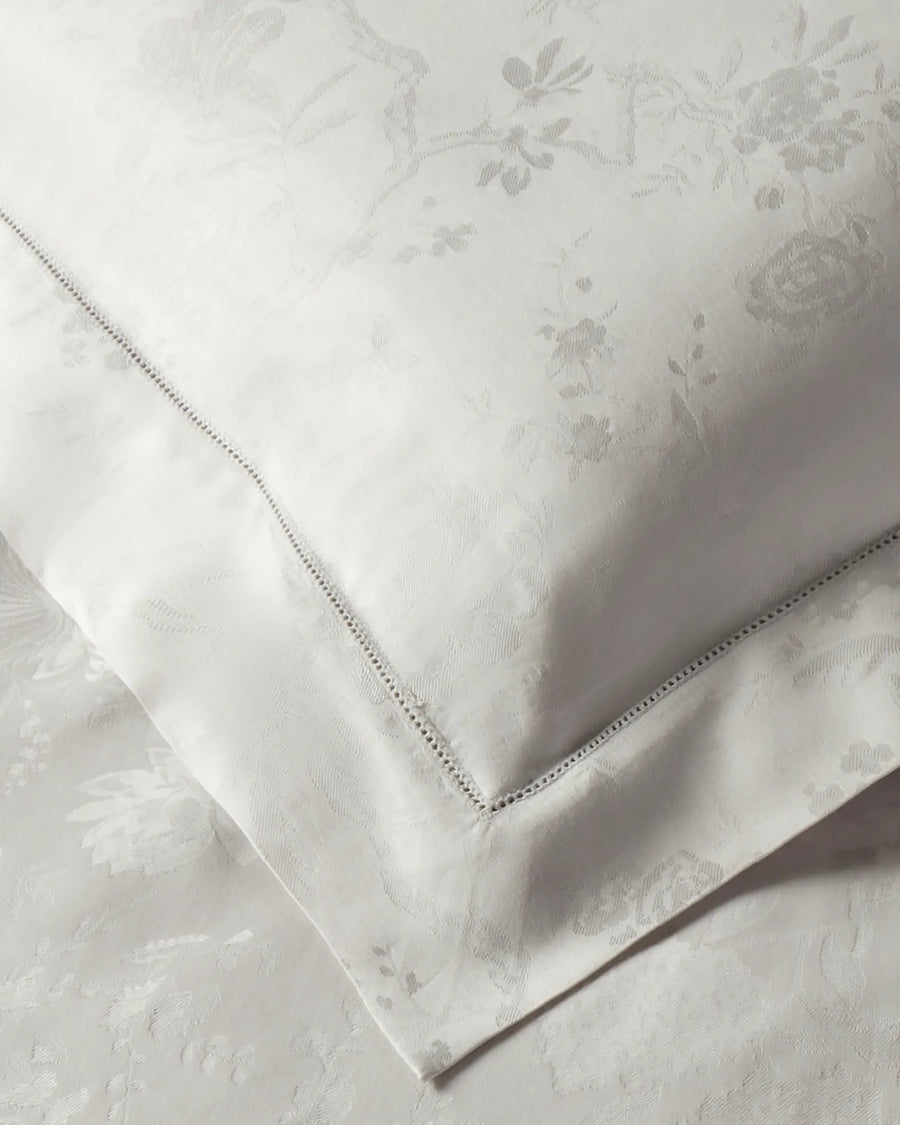 Organic Cotton Bethany Jacquard Duvet Cover