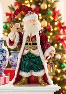 King Christopher Claus with Lantern Tabletop