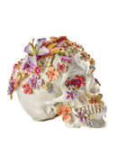Oliver Skull & Flowers Figurine
