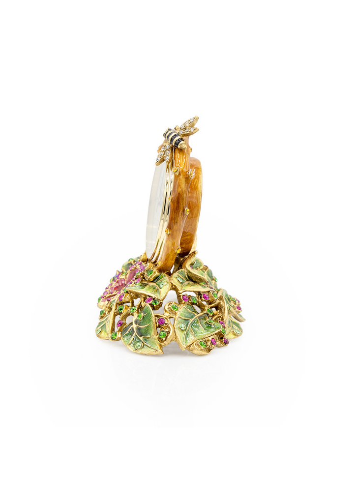 Mayfair Leaf And Bee Clock