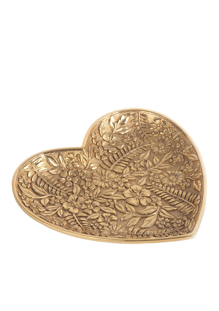 Colleen Floral Heart Trinket Tray