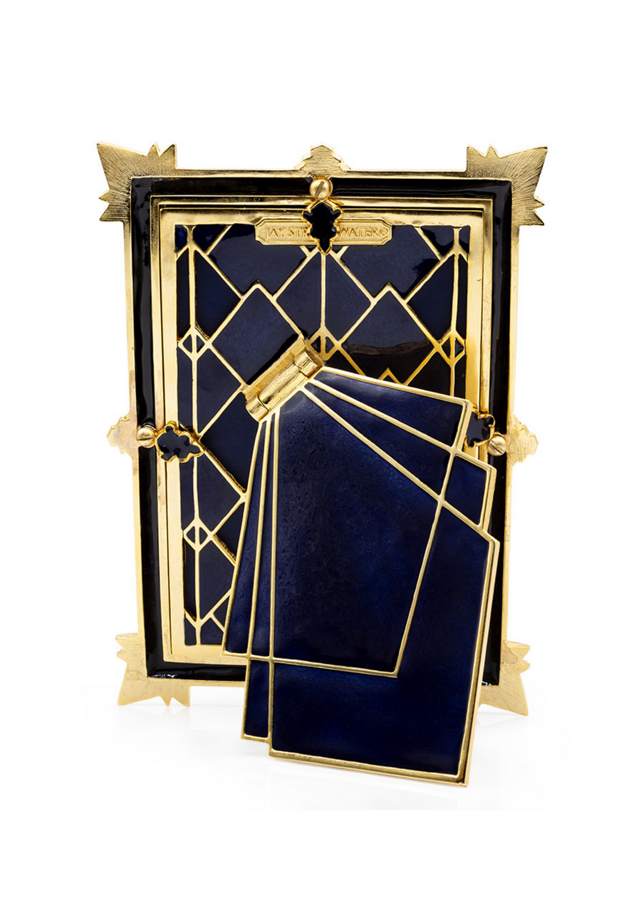 Ruth 4 x 6 Art Deco Frame - Delft Garden