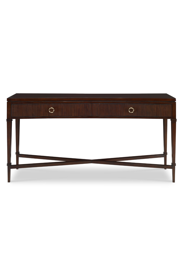 Reeded Console Table