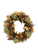 Deluxe Magnolia Leaf/Hydrangea Wreath