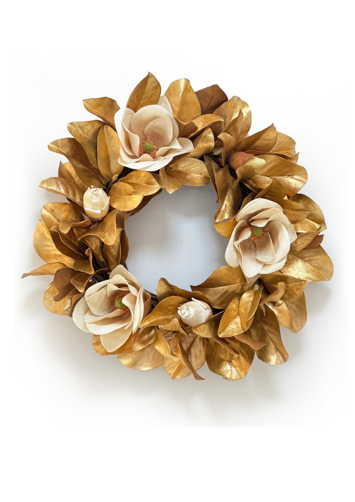 Magnolia Gold Wreath