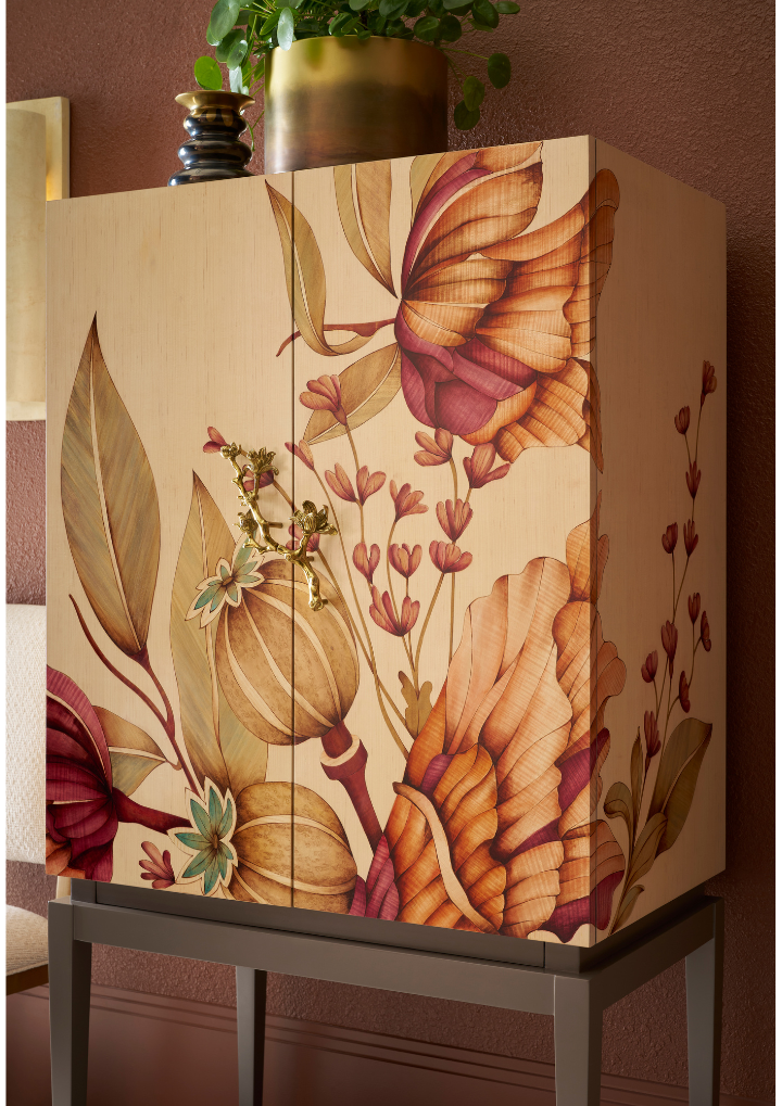 Bouquet Bar Cabinet