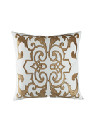 Mozart Square Pillow White Straw
