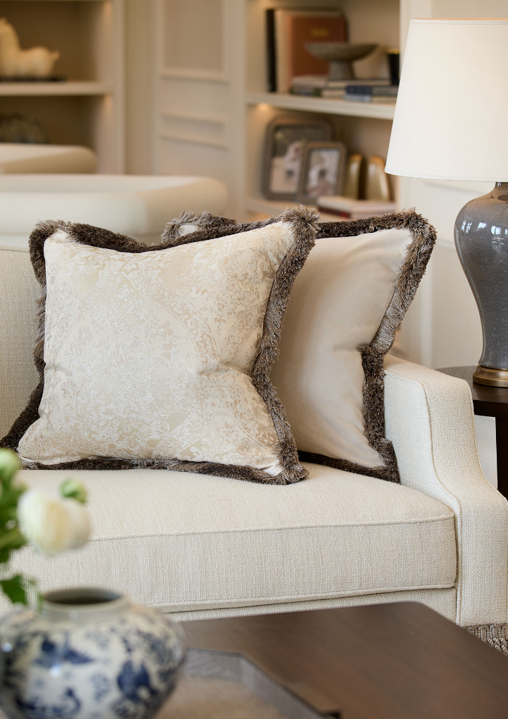 Danson Cushion - Fringe