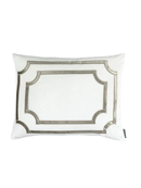 Soho Standard Pillow Ivory Matte Velvet Fawn Matte Velvet