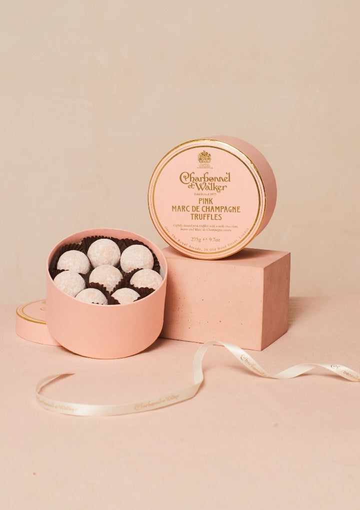 Pink Marc de Champagne Chocolate Truffles 275g