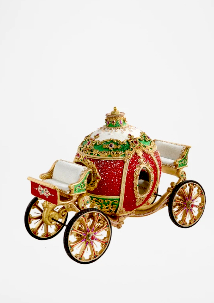 Christmas Ball Ornament Carriage