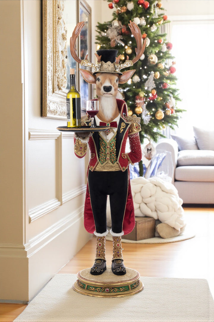 Christmas Ball Reindeer Butler, 48-Inch