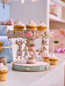 Joyeux Noel Carousel Cake Plate