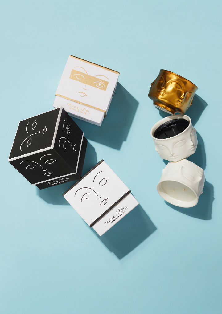 Muse Noir Ceramic Candle