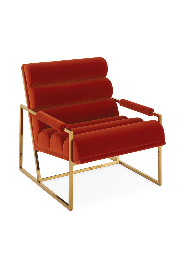 Channeled Goldfinger Lounge Chair