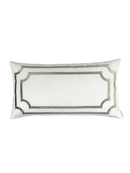 Soho King Pillow Ivory Matte Velvet Fawn Matte Velvet