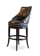 Zebrano Swivel Barstool